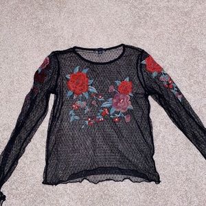 American Eagle sheer top